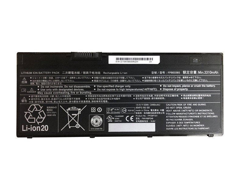 Fujitsu LifeBook U747 U748 U749 U757 U758 U759 シリーズ対応バッテリー