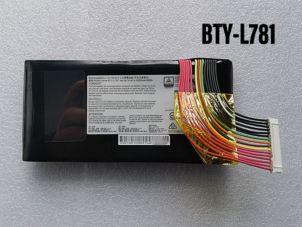 MSI GT83 GT73 GT62VR対応バッテリー